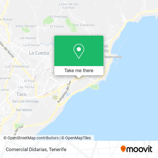 Comercial Didarias map