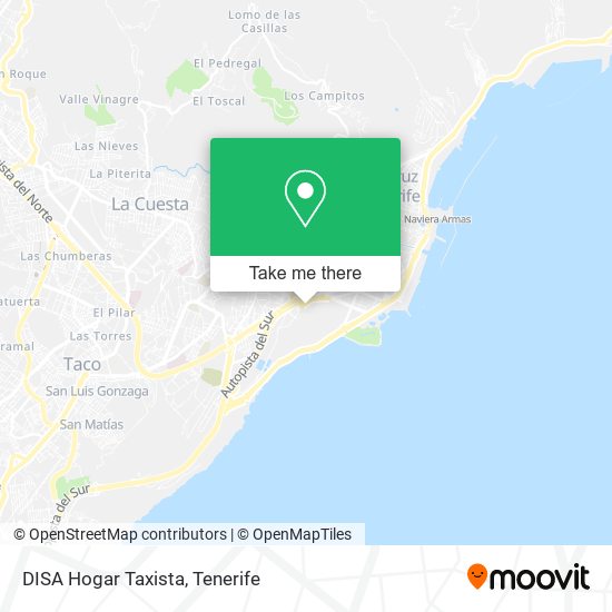 mapa DISA Hogar Taxista