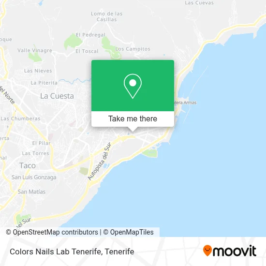 Colors Nails Lab Tenerife map