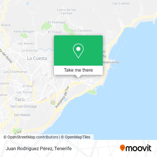 Juan Rodriguez Pérez map