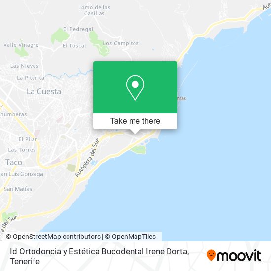 Id Ortodoncia y Estética Bucodental Irene Dorta map