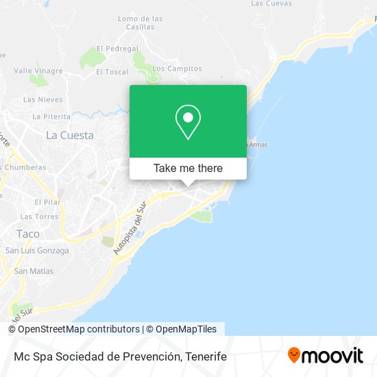 mapa Mc Spa Sociedad de Prevención