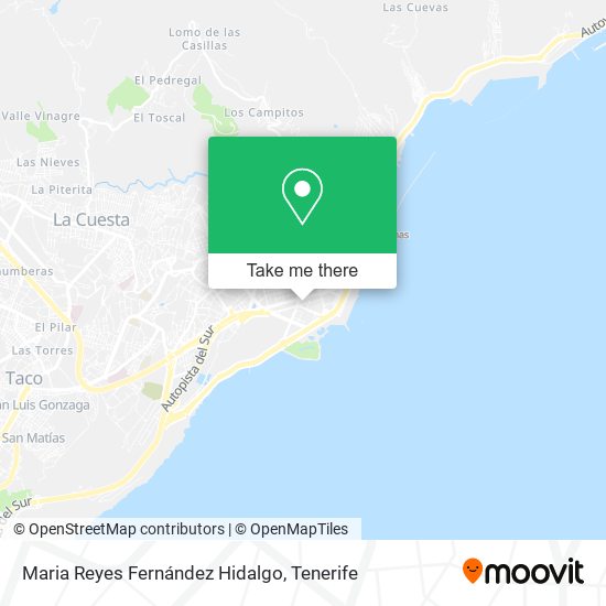 Maria Reyes Fernández Hidalgo map