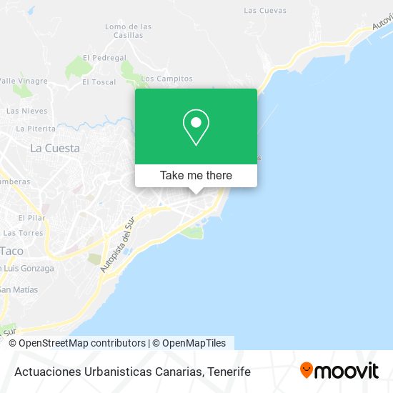 mapa Actuaciones Urbanisticas Canarias