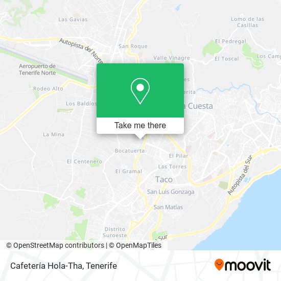 Cafetería Hola-Tha map