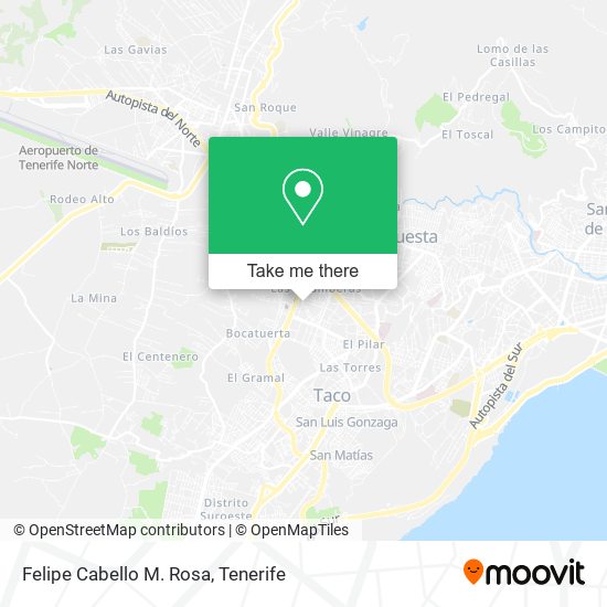 Felipe Cabello M. Rosa map