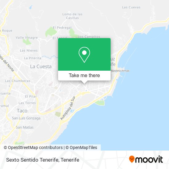 Sexto Sentido Tenerife map