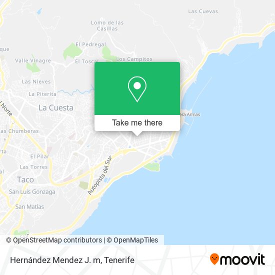 Hernández Mendez J. m map