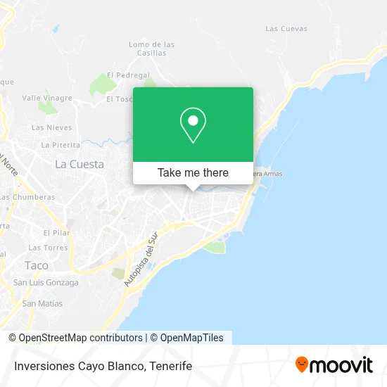 mapa Inversiones Cayo Blanco