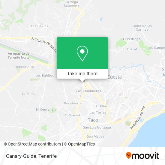 mapa Canary-Guide