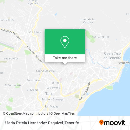 Maria Estela Hernández Esquivel map