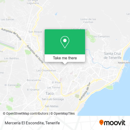 mapa Mercería El Escondite