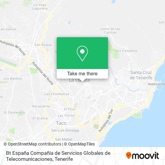 Bt España Compañía de Servicios Globales de Telecomunicaciones map