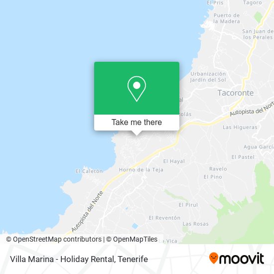 Villa Marina - Holiday Rental map