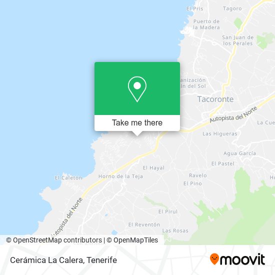 Cerámica La Calera map