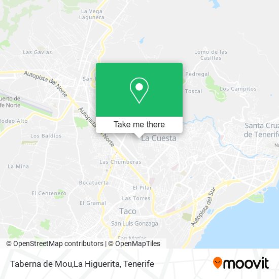 mapa Taberna de Mou,La Higuerita