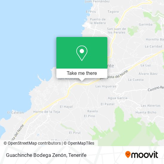 Guachinche Bodega Zenón map
