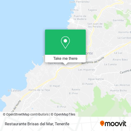 Restaurante Brisas del Mar map