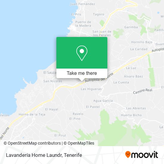 Lavandería Home Laundr map