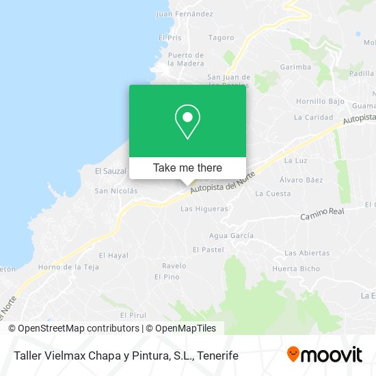 Taller Vielmax Chapa y Pintura, S.L. map