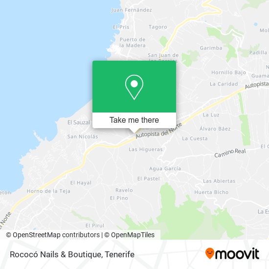 Rococó Nails & Boutique map