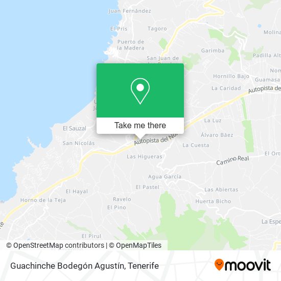 Guachinche Bodegón Agustín map