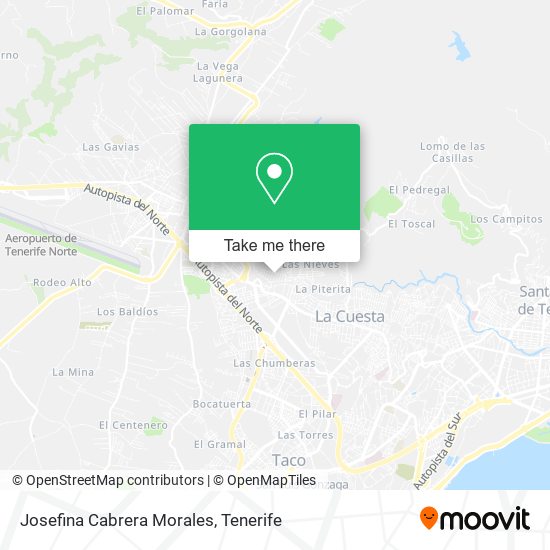 Josefina Cabrera Morales map