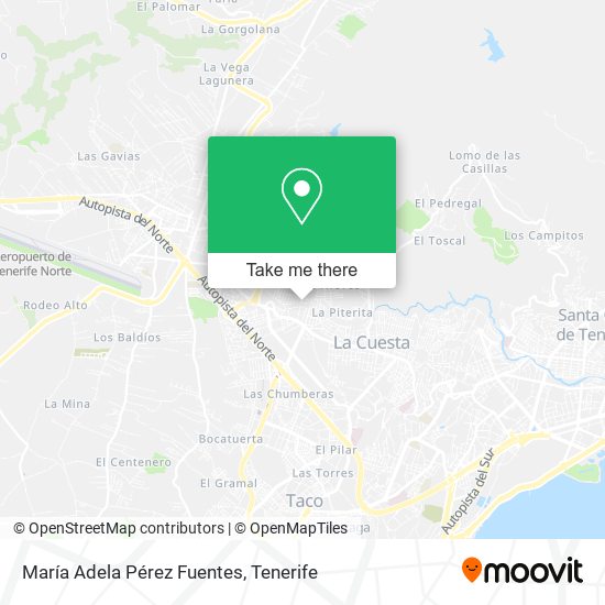 María Adela Pérez Fuentes map