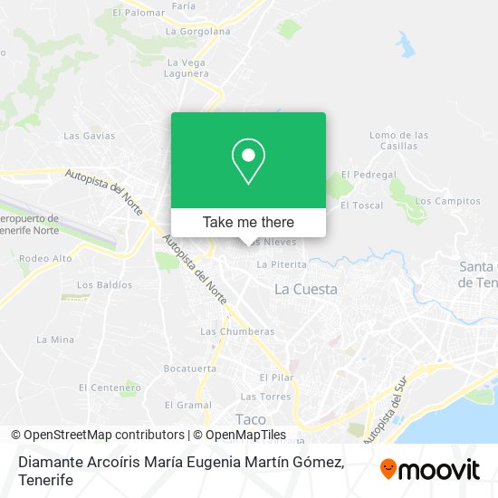 Diamante Arcoíris María Eugenia Martín Gómez map