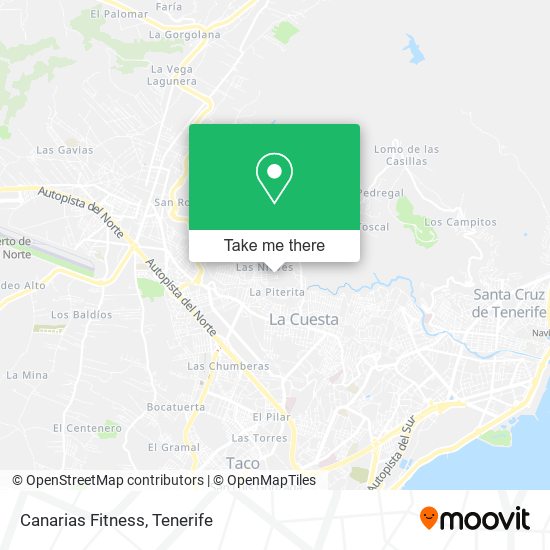 mapa Canarias Fitness