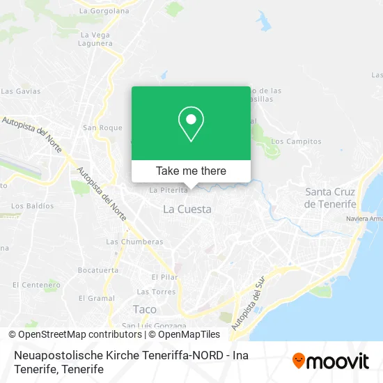 Neuapostolische Kirche Teneriffa-NORD - Ina Tenerife map