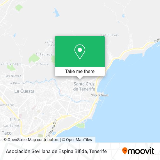 mapa Asociación Sevillana de Espina Bífida