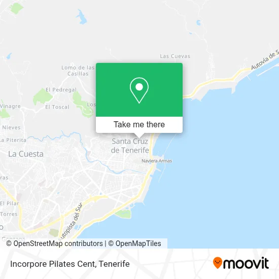 Incorpore Pilates Cent map