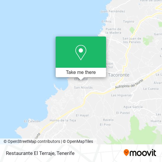 Restaurante El Terraje map