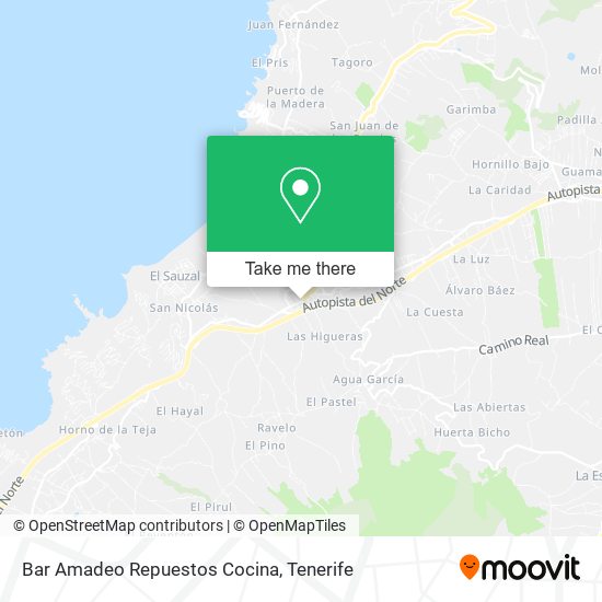 Bar Amadeo Repuestos Cocina map