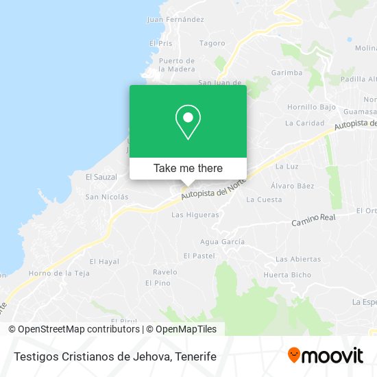 Testigos Cristianos de Jehova map
