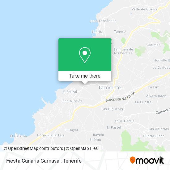Fiesta Canaria Carnaval map