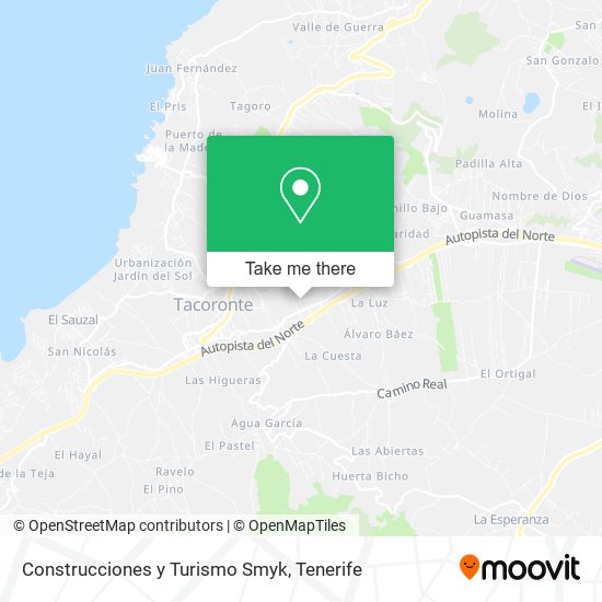 Construcciones y Turismo Smyk map