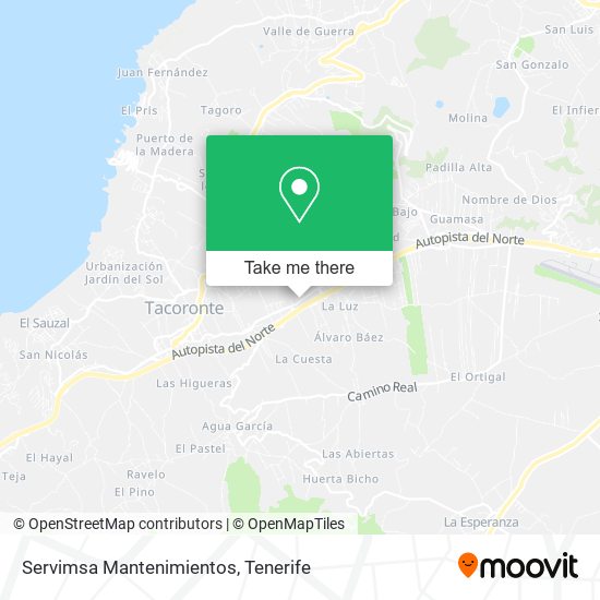 Servimsa Mantenimientos map