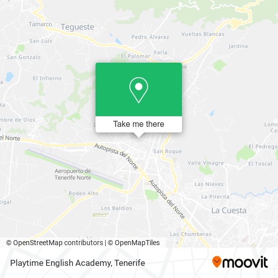 Playtime English Academy map