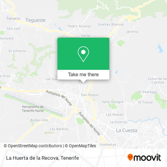 La Huerta de la Recova map