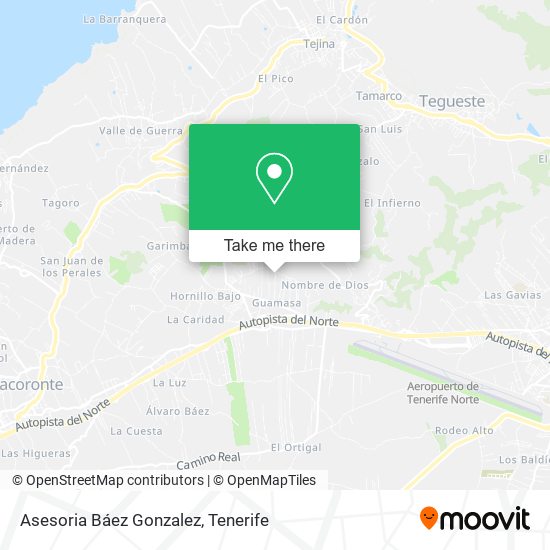 Asesoria Báez Gonzalez map