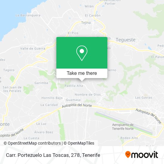 Carr. Portezuelo Las Toscas, 278 map
