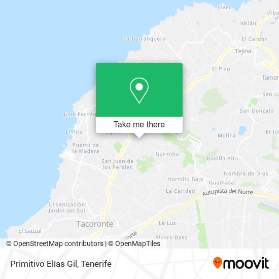 Primitivo Elías Gil map