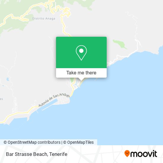 Bar Strasse Beach map