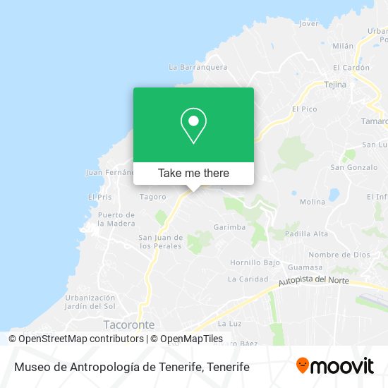 Museo de Antropología de Tenerife map