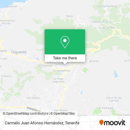 Carmelo Juan Afonso Hernández map