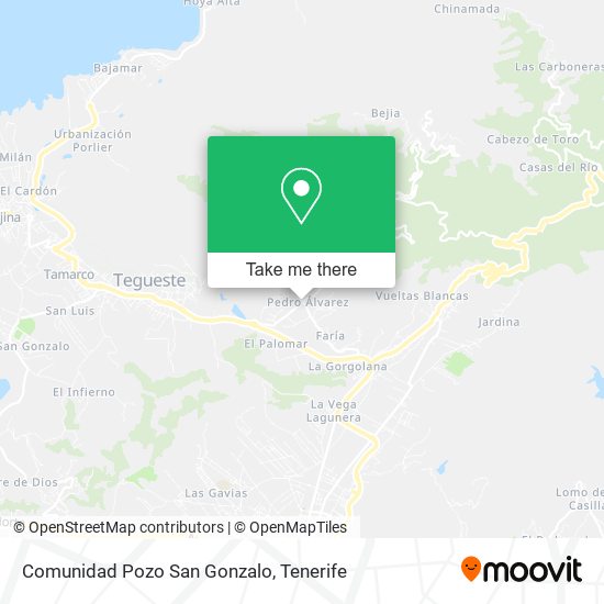 Comunidad Pozo San Gonzalo map