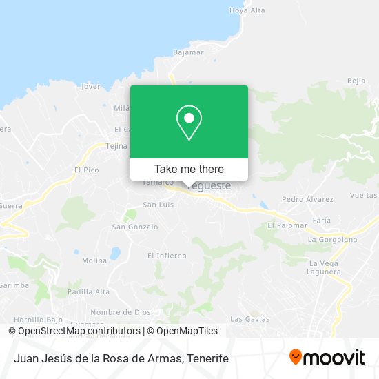 Juan Jesús de la Rosa de Armas map