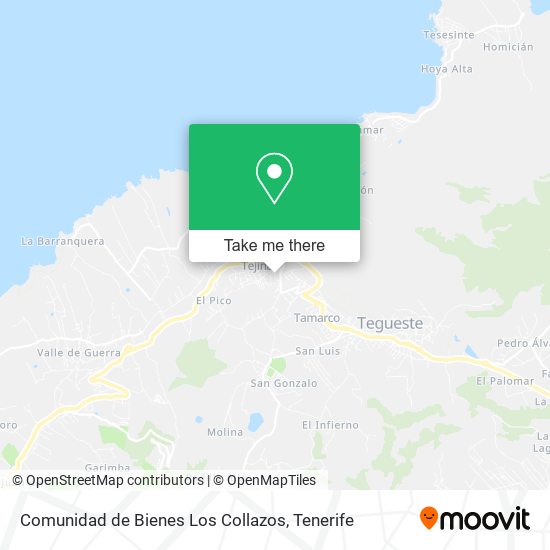 Comunidad de Bienes Los Collazos map